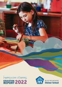 Blue Mountains Steiner School Annual Education Report 2022 cover image.