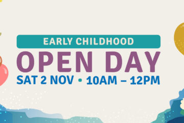 Early childhood Open Day banner